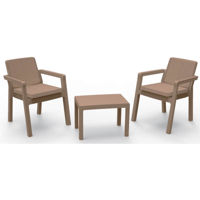 Mobilier pentru grădină Hydro S Set mobiler balcon Prestige, 2 persoane, Bej