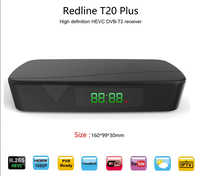 купить Redline T20+ ресивер DVB/T-2 с видеокодом H265 в Кишинёве 