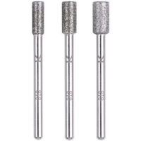 Набор головок, бит, насадок Wolfcraft 5987000 Set de stifturi diamante de slefuit forma cilindrica 3 piese