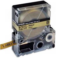 Tape Cartridge EPSON LK4KBK; 12mm/5m Satin Ribbon, Black/Gold, C53S654001