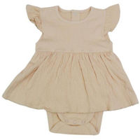 Детская одежда Minikin 25032068 Naturelle Боди юбка р-р68, бежевый, девочка