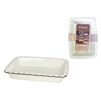 Formă de copt Tognana 56927 Forma pentru copt Country Cook 33x23x6.2cm, ceramica, crem