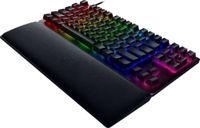 Gaming Keyboard Razer Huntsman V2, TLK, Optical Linear SWl, Wrist Rest, US Layout, USB, Black