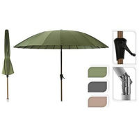 Umbrelă de gradină Holland 33793 Ambiance de soare, D2.65m cu picior flexibil, 24 spite