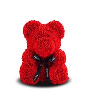 Медведь из красных    роз 40 см