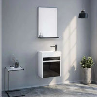 Шкаф под умывальник Orka Mobila de baie + Oglinda Yedisu 45 Black