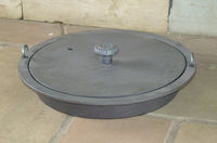 Сковорода чугунная с крышкой (диаметр 330 мм)