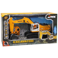 Радиоуправляемая игрушка New World Z6819A Excavator 1:18 MX cu generator de abur si t/c, 852037