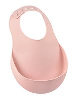 Нагрудник силиконовый Beaba Old Pink