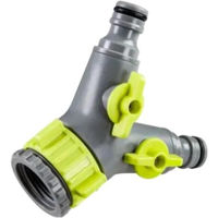 Furtun Gardex 403404 соединитель для подключения 2-х шлангов к крану 3/4"