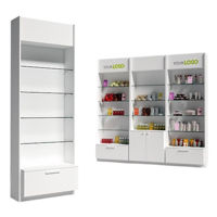 Офисный стеллаж Indart Vitrina 05 (80x30x230)