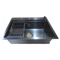 Chiuvetă bucătărie Backer Basic 650-45031 Nano Black