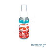 Dezinfectant Aromcom 60ml spray maini si suprafete (alcool 73%, levantica, alb. de metilen)