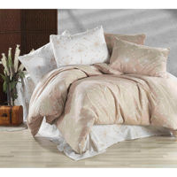 Домашний текстиль Cottony SLPR Ranforce Papadie cu inimioare bej (240): 2 pers