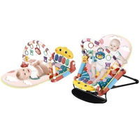 Leagăn pentru bebeluși Bibi-Irn 608-93 covoras-sezlong 2in1 roz