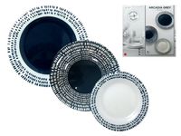 Set farfurii Bormioli Arcadia Grey  18buc