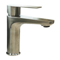 Смеситель для умывальника Mat|eco Aleo никель браш