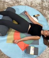 Mat pentru yoga Rotund Manduka round Sacred Flower