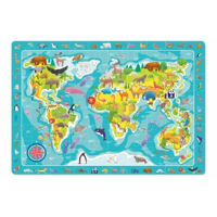 Puzzle Dodo 300133 Puzzle educativ: Lumea animalelor, 80el