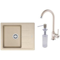 Мойка кухонная со смесителем Franke 114.0633.767 BFG 611-62 + Pola 1.0 + Dozator sapun Avena