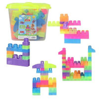 Конструктор miscellaneous 3110 Găleată cu blocuri neon Play Blox, 107 piese