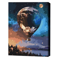 Tablou pe numere BrushMe BS43588FC (fără cutie) Balon stelar