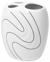 Стакан для зубных щёток Bisk 05978 Suport periute de dinti WAVE