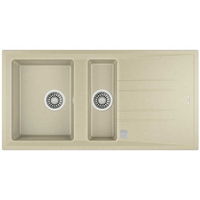 Chiuvetă bucătărie Teka Stone 60B TG 11/2B 1D tegranit TOPASBEIGE
