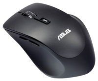 Wireless Mouse Asus WT425, Optical, 1000-1600 dpi, 6 buttons, Ergonomic, Silent, 1xAA, Black