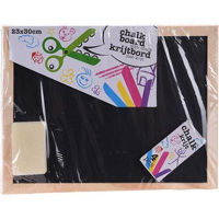 Офисная доска Promstore 47521 Доска офисная деревянная 30x23cm, 4 мелка