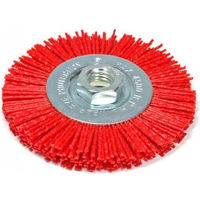 Набор головок, бит, насадок S&R 136850100 Металлическая дисковая щётка нейлоновая 100 мм x M14/12250