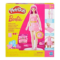 Кукла Play-Doh G1357 BARBIE playset Hearts And Hair