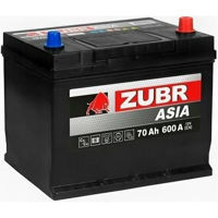 Автомобильный аккумулятор Zubr Ultra Asia 70 Ah L+