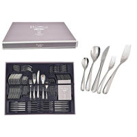 Набор столовых приборов Pinti 56588 Set de tacimuri Swing 60buc, inox, magnet box