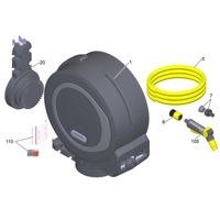 Furtun Karcher 2.645-379.0 Tambur cu furtun HBX 5.25 Automatic