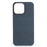 Чехол для смартфона Vanta Carbon Ring Weaving M Magsafe for iPhone 16 Pro, M-Blue