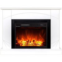Șemineu electric ArtFlame Madeira & Lorance color, 850x1100x270 mm, Alb