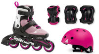 Роликовые коньки Rollerblade 07221500T93 MICROBLADE CUBE ROSA/BIANCO Size 28-32