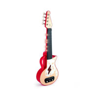 Музыкальная игрушка Hape E0624 Chitara Ukulele cu lumini, Roșie