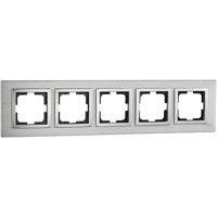 Întrerupător electric Mono Electric Rama 5P aluminiu argint Style
