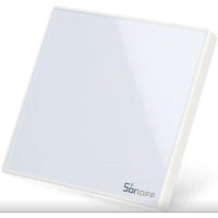 Întrerupător electric Sonoff Wi-Fi Smart Touch Wall Switch TX Series 1-Gang (Neutral Wire), White