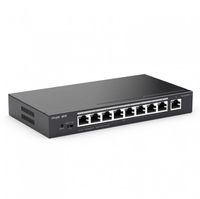 Switch Ruijie Cloud (POE, Gigabit, 9 port, Metal case)