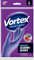 Vortex Mănuşi menajere p/u curăţenie (L) (cu provitamina B5 şi aromă de fructe de pădure)