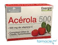 Acerola (Vitamina C naturala) 500mg comp. masticab. N24 3Chenes
