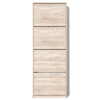 Raft pentru încălțăminte Fabrik Home Тумба для обуви 4 дверцы / 600 дуб сонома