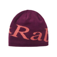 Îmbrăcăminte sport Rab Caciula LOGO BEANIE Mulberry/Hibiscus (QAB-39-MLH-ONE)