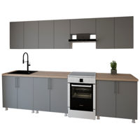 Мебель для кухни Smartex (30083) K2 300сm Grafit