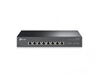 .8-port 10/100Mbps/1/2,5/10 Gbps Switch TP-LINK "TL-SX1008", steel case, Desk/Rackmount