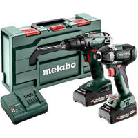 Набор электроинструментов Metabo 685193000 Комплект ComboSet 2.8 18 В BS+SSD200LTBL