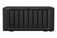 SYNOLOGY "DS1821+", 8-bay, AMD Ryzen 4-core 2.2GHz, 4Gb*1+1Slot, 2xM.2 NVMe, 4x1GbE, PCIe
